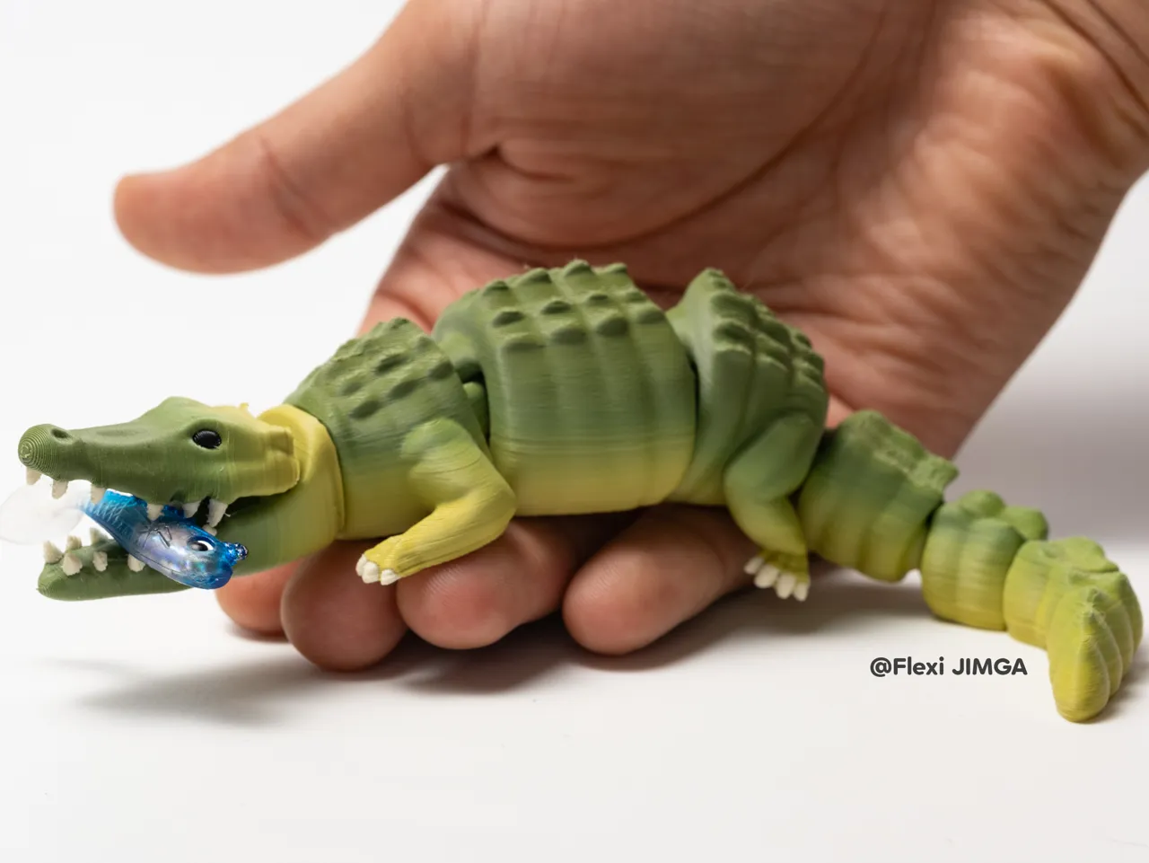 CROCODILE Realistic – Articulated Animal view 4