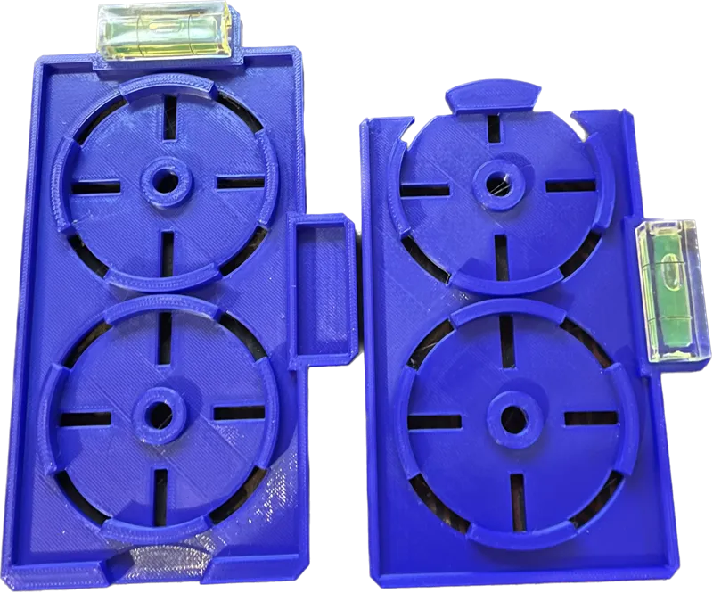 Drilling template for socket / switch box, 71mm (Bohrschablone)