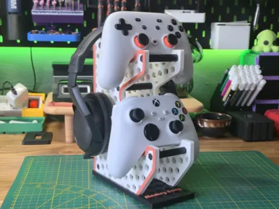 Dual controller & Headset stand