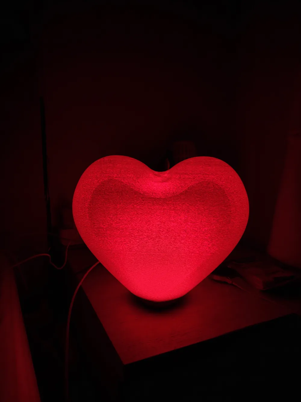 Valentines Heart Led lamp kit 001 - Free 3D Print Model - MakerWorld