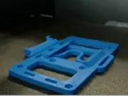 Arduino rail din mount mega gigaR1 vertical + face