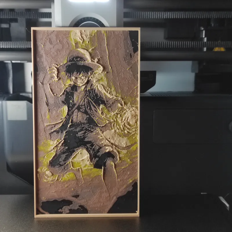 Luffy One piece HueForge