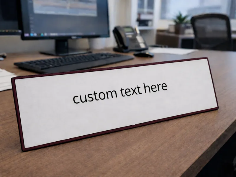 Desk Name Plate (customizable)