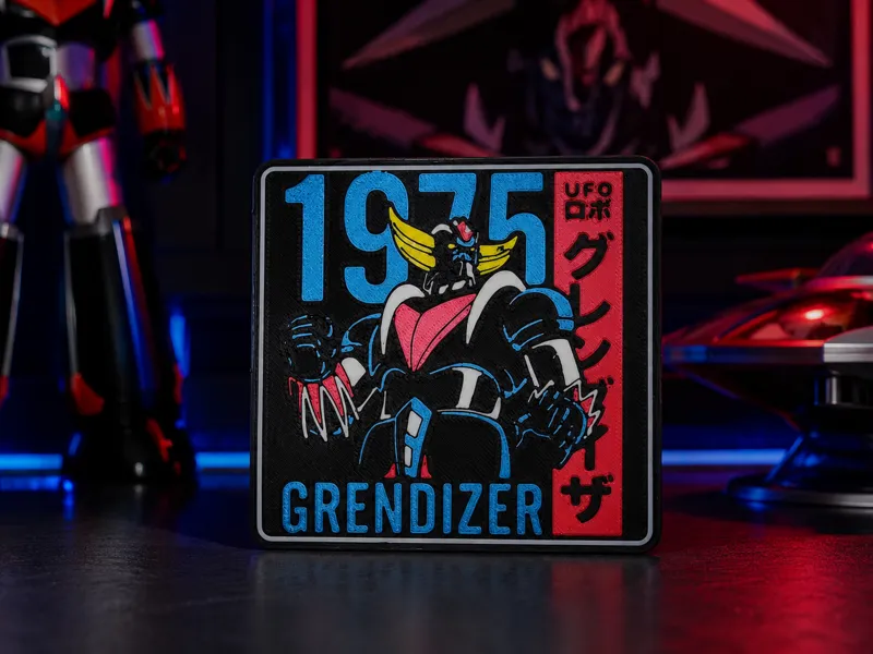 Retro Mecha 1975 Coaster