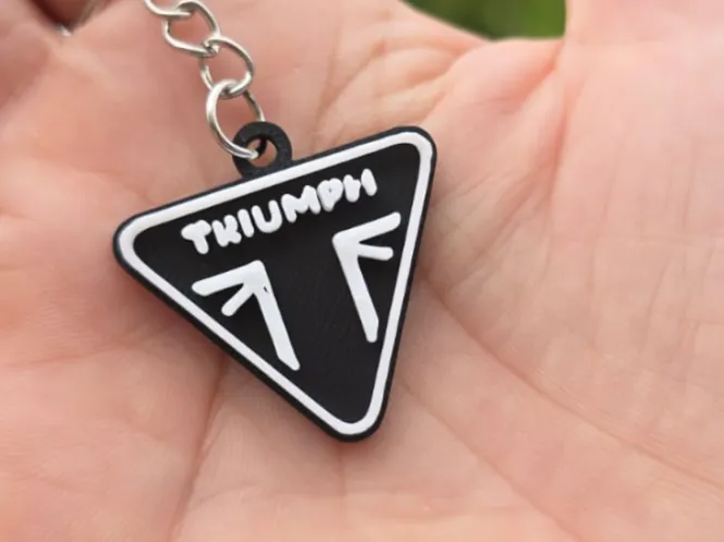 Triumph Keychain