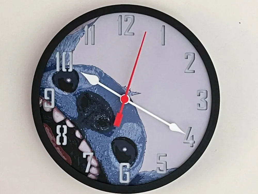 Stich Clocks Customizable Clock - Stitch, Lilo and Stitch by 3djd MakerWorld ...