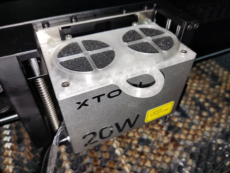 Xtool S1 20w Fan Filter Housing