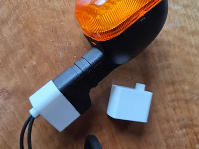 extension for a turn signal light (motorcycle)