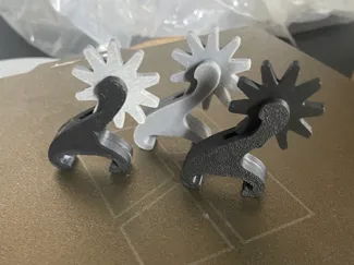 Spinning Spur Croc Charm