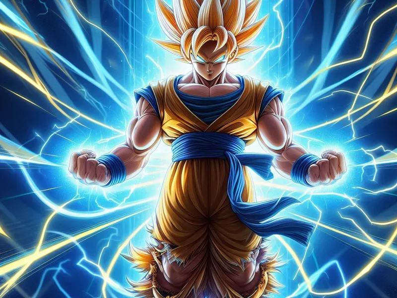 Son Goku Super Sajayin Hueforge Art