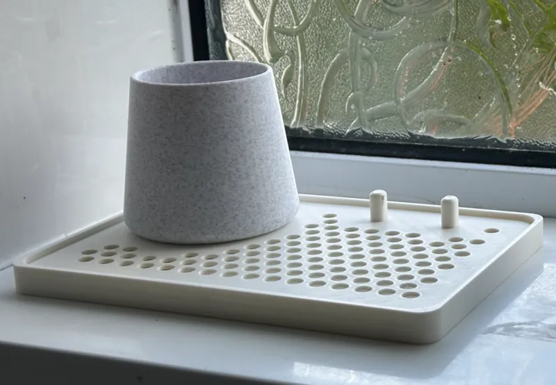 Toothbrush Stand and Soap Dish
