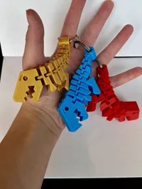 Porte-clés T-Rex articulé — photo 5