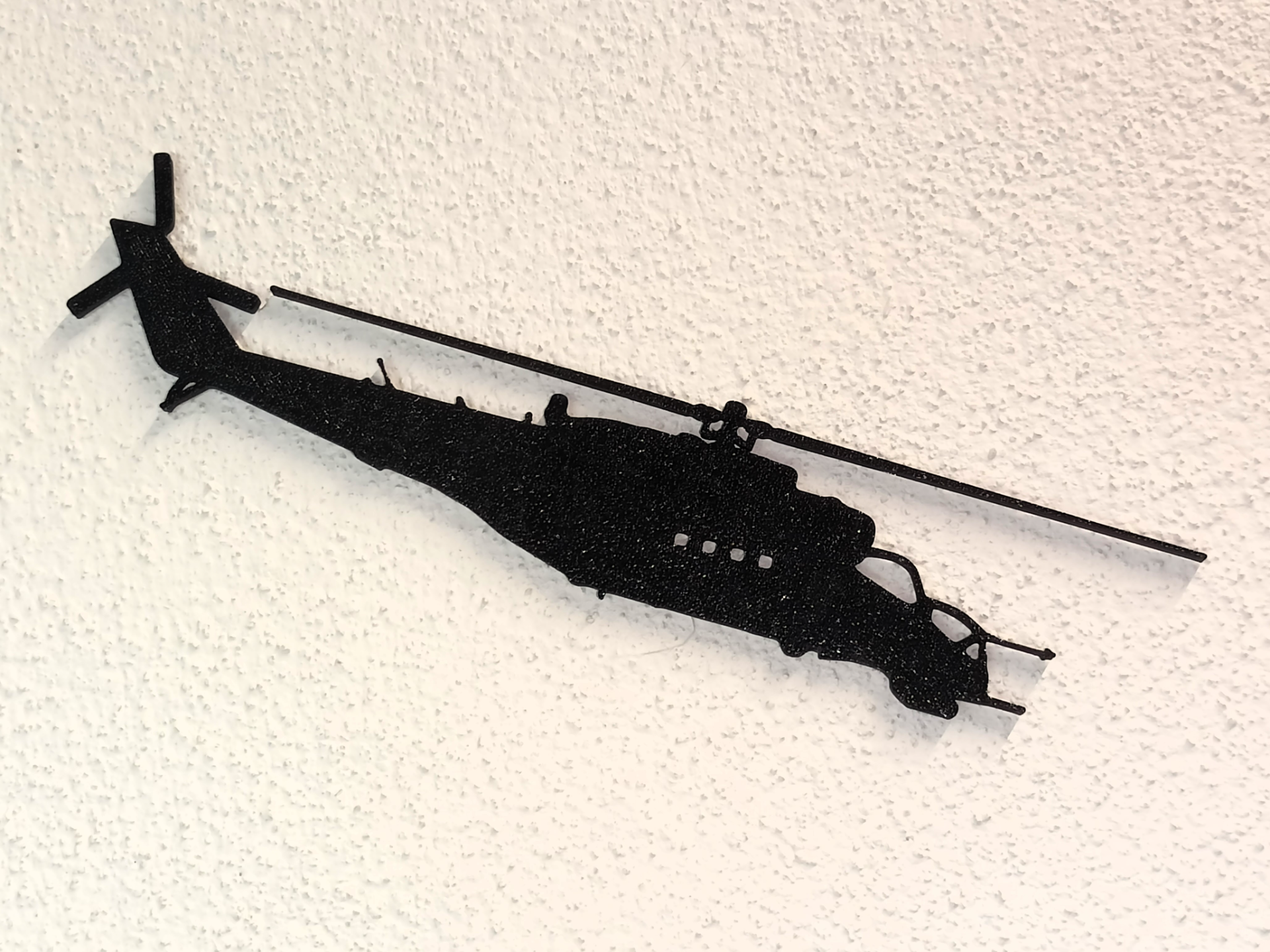 Helicopter Mil Mi-24 Hind Silhouette