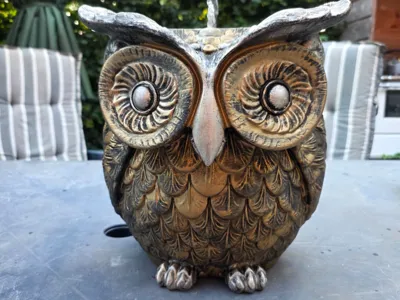 Owl Planter Solar Fountain