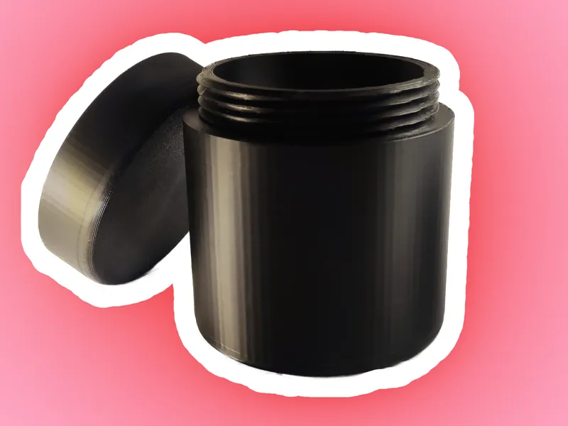 Big Threaded Container - Thick Walled