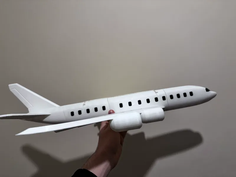 Big suspended airplane 60cm × 60cm