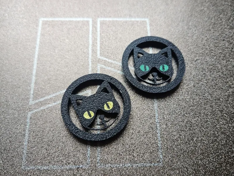 Fan Cover - Cat - Multicolour - X1C / P1S / P1P 