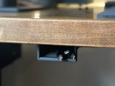 Retractable Fast Charger Under Desk Mounted