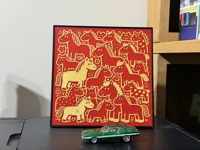马年简约装饰画其二 V3.1