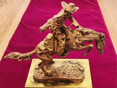 Bronco Buster by F Remington