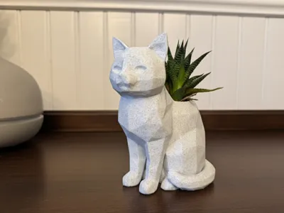 Meowble: The Self-Watering Cat Planter
