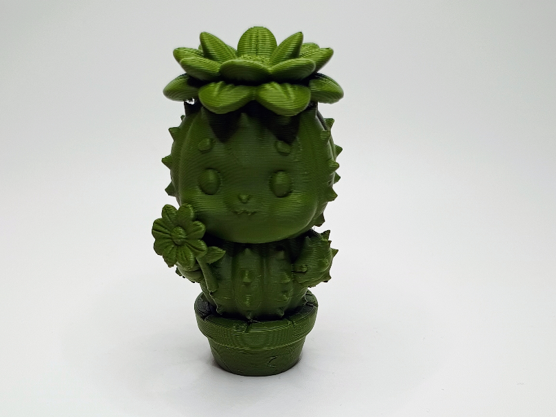 Kaktusfigur "Bluetenstups" fuer kleine Freuden