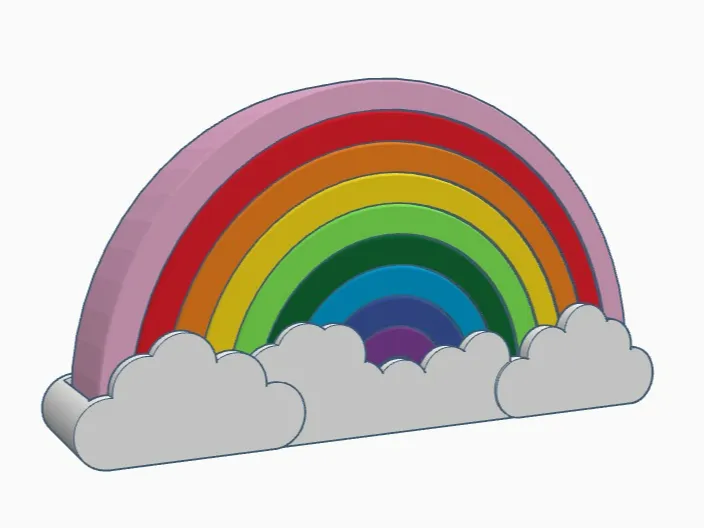 Rainbow on a Cloud