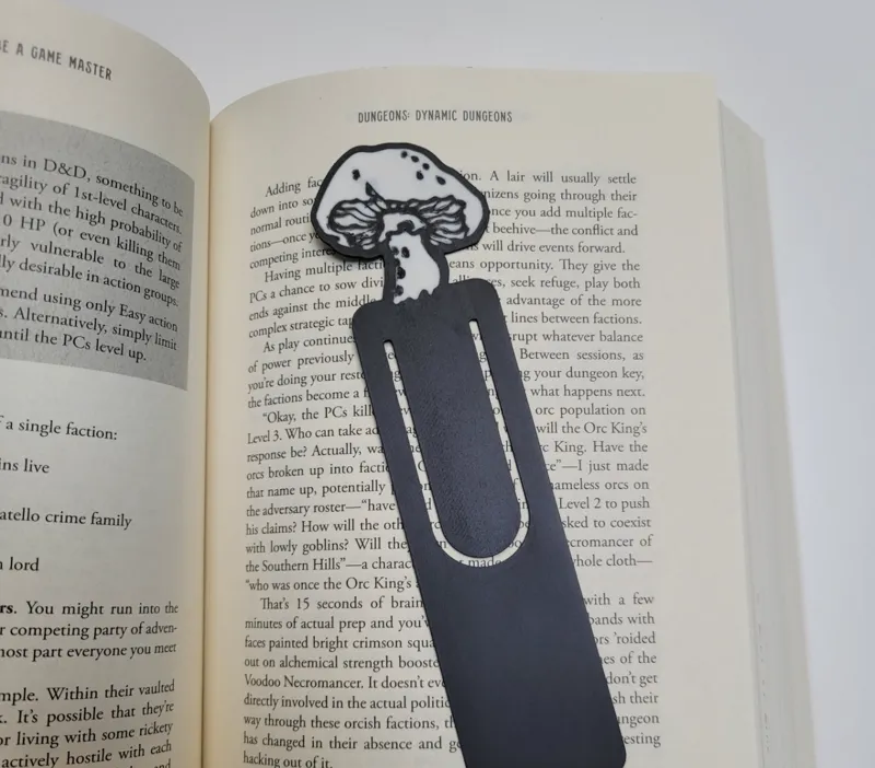Mushroom Bookmark