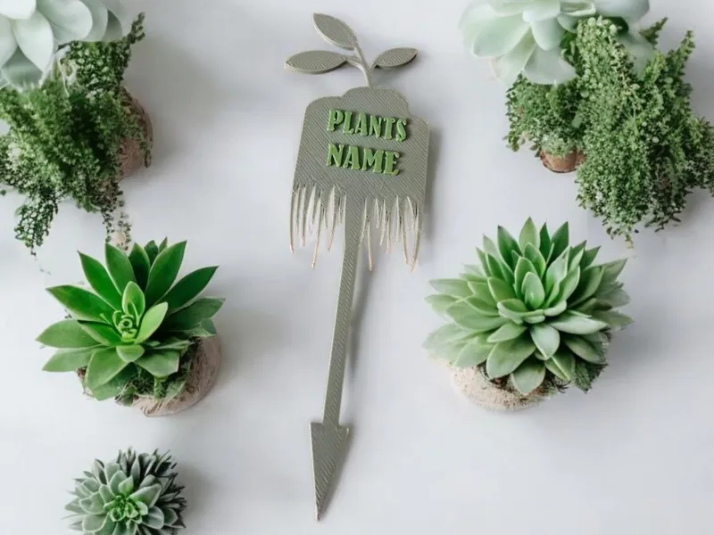Marcador para identificar plantas