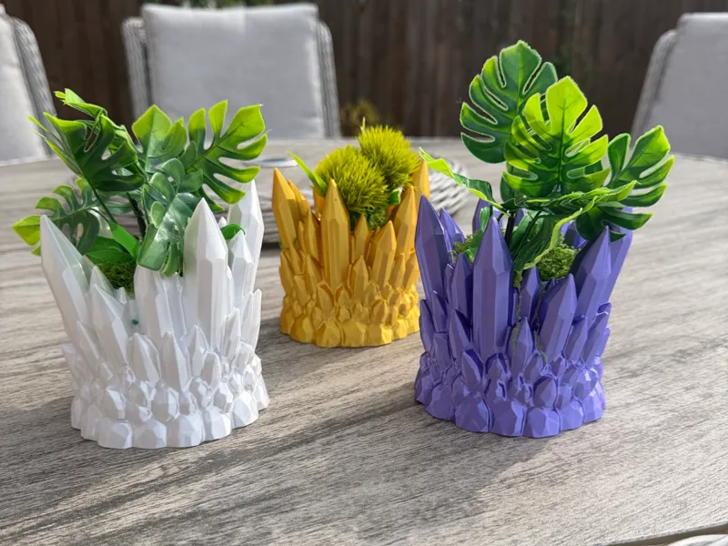 Crystal Pot Holder / Pen Holder / Plant Pot