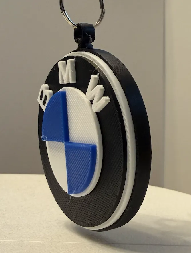 BMW Multi-layer Keychain - Free 3D Print Model - MakerWorld