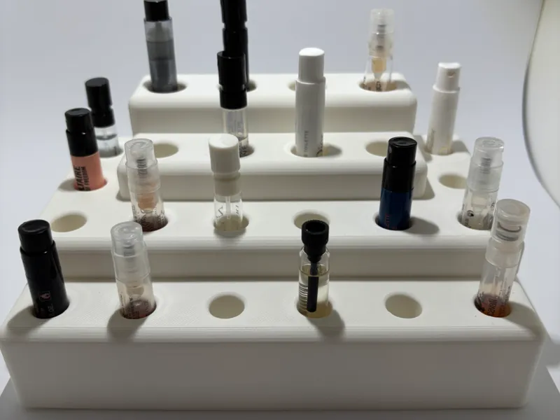 Stepped Perfume Tester Holder with 24 Holes