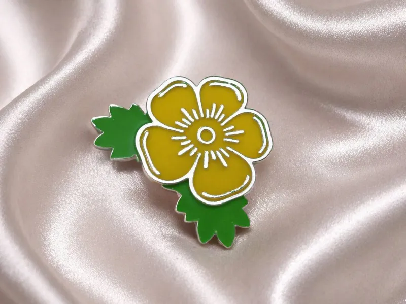 Flower Brooch / Keychain | 3D Print Model