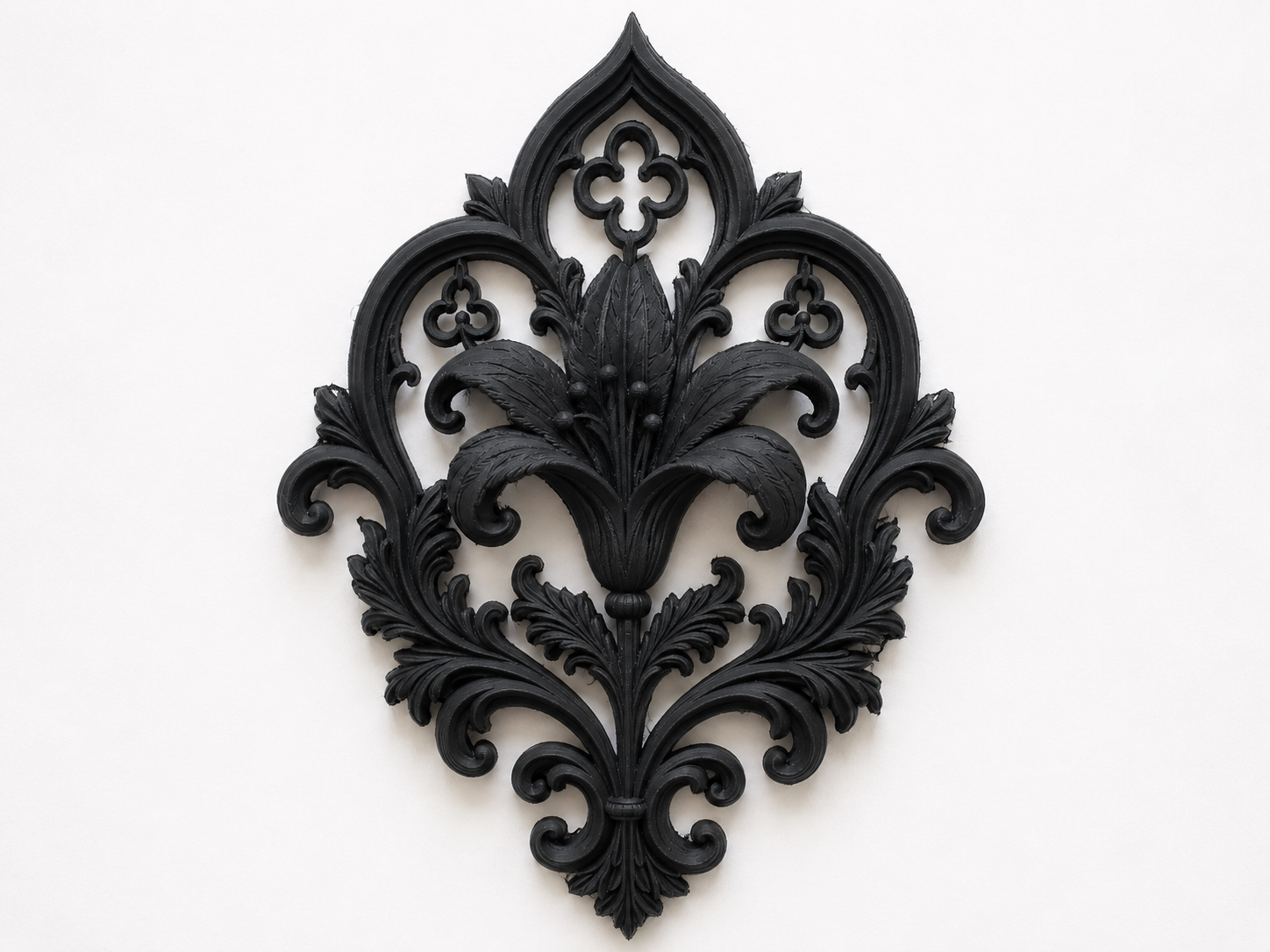 Wall Hang Flower Ornament Gothic
