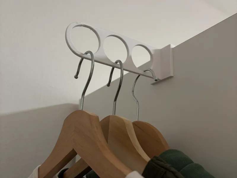 clothes hanger wardrobe holder