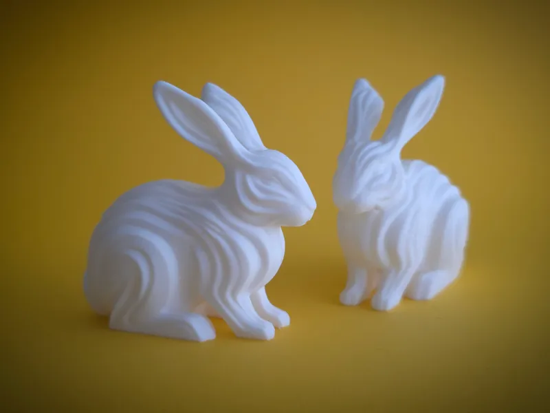 Waveform Bunny Figurine