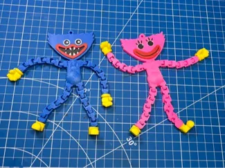 articulated huggy wuggy and missy kissy remix v3 