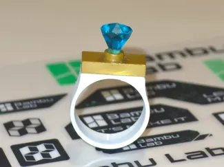 Ring compatible with famous building bricks