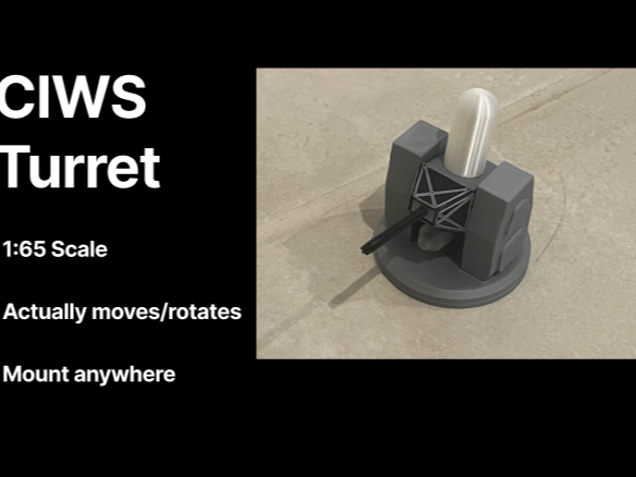 US Armed Forces CIWS 1:65 Scale Model EZ Fit 32 g