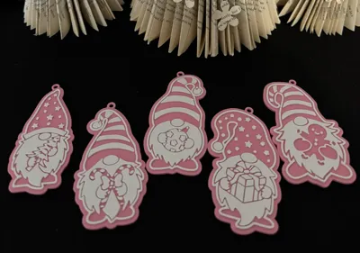 Christmas Gnomes Ornaments