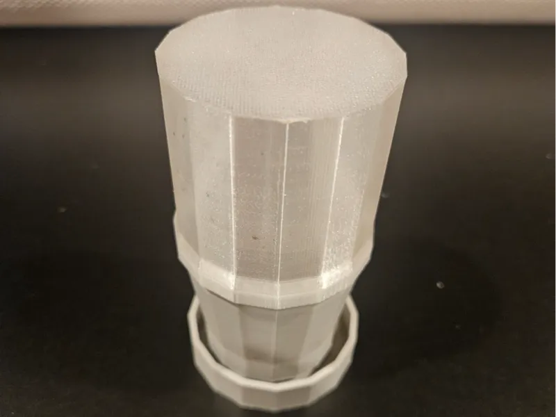 Clear cover for "Starter Flower Pots"