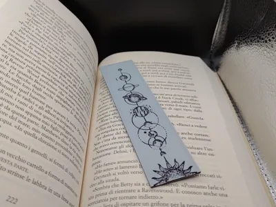 Solar System Bookmark Design Solar system design bookmark by Hikikomori3D MakerWorld: Download Free ...