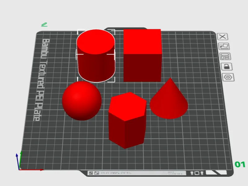 Geometric Shapes - Ball/cube/cylinder/cone/prism