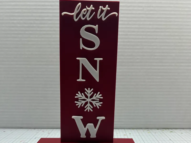 Let it Snow Sign