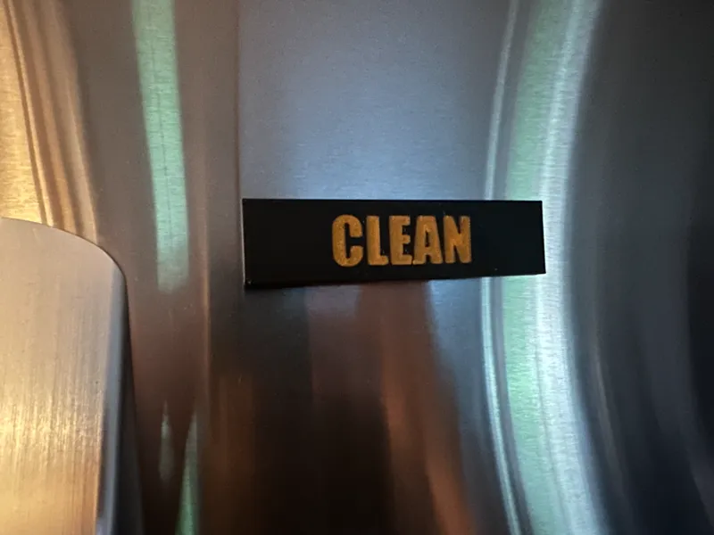 Dishwasher Clean/Dirty sign