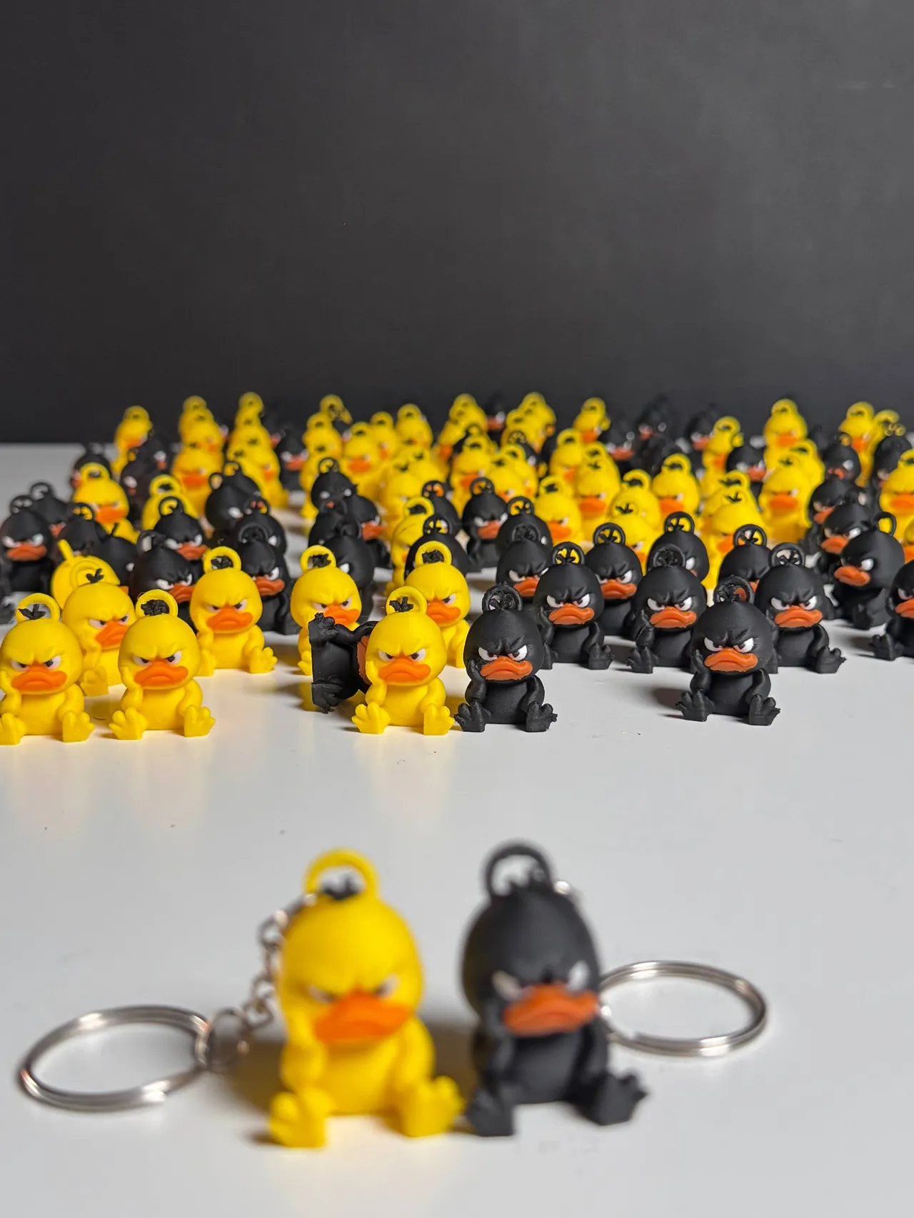 Mini Angry Duck – Desk Buddy & Keychain view 4