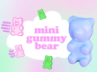Minature gummy bear