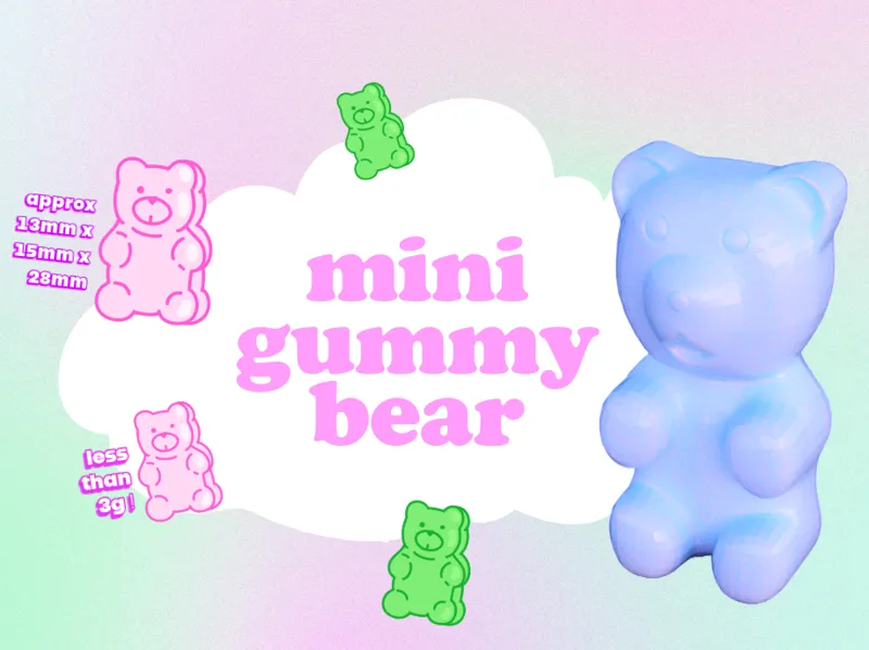 Minature gummy bear