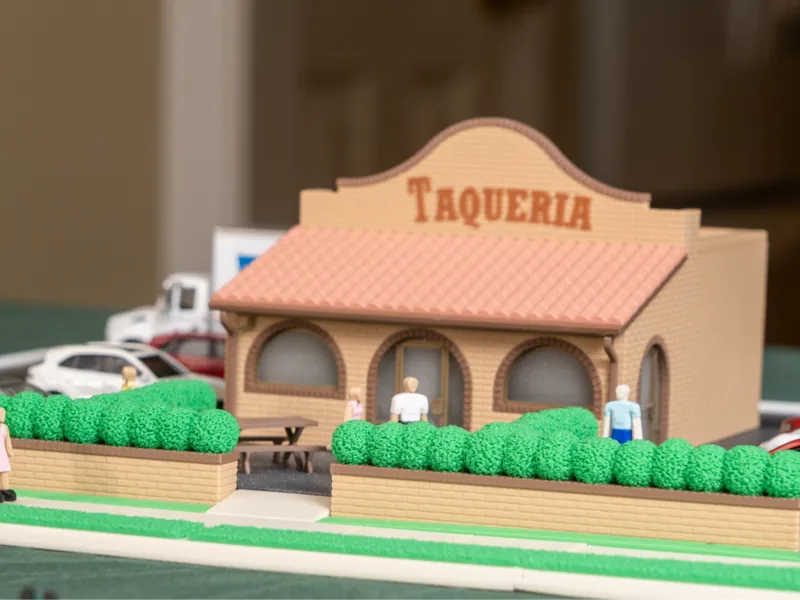 1/64 scale taqueria diorama