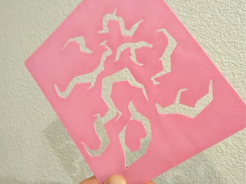 KPOP Demon Hunters Patterns Stencil